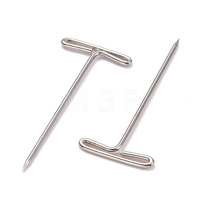 Non-Tarnish Nickel Plated Steel T Pins for Blocking Knitting FIND-D023-01P-01-1