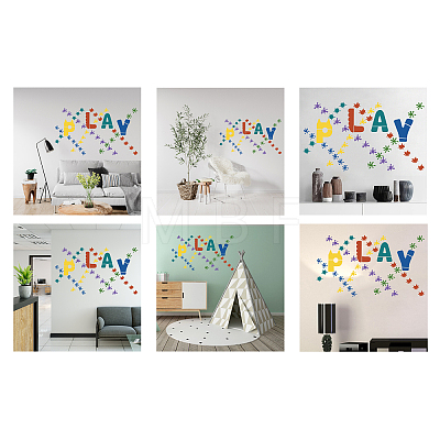 PVC Wall Stickers DIY-WH0228-013-1