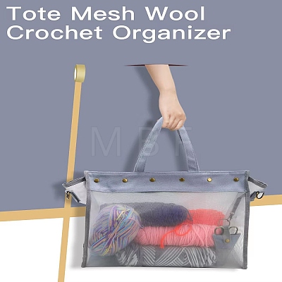 PVC Shoulder Yarn Storage Bag PW-WG6AACF-02-1