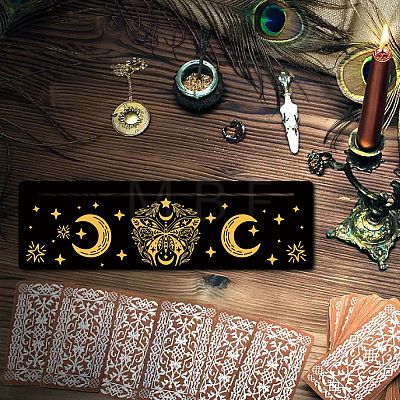 Carved Wooden Tarot Card Stand Holder DIY-WH0356-006-1