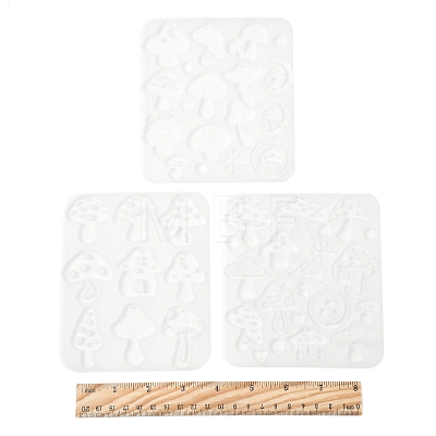 3Pcs 3 Styles Easter DIY Pendant Molds AJEW-FS0001-36-1