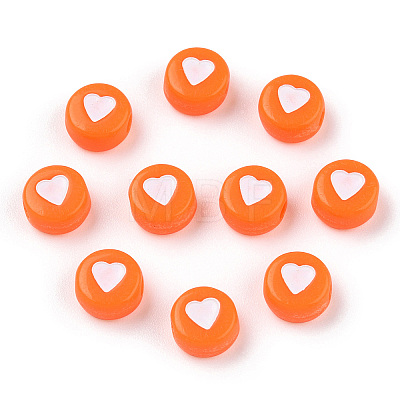 Opaque Acrylic Beads MACR-T027-01E-1