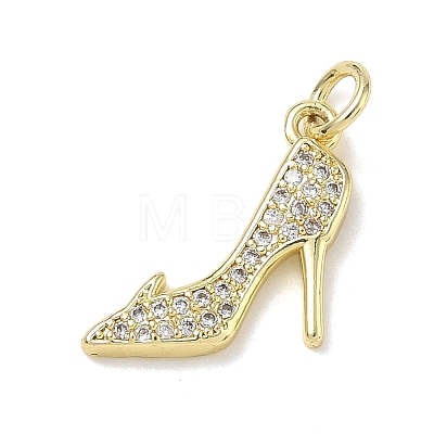 Brass with Crystal Rhinestone Charms RB-CBA6830-07G-03-1