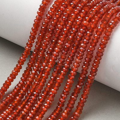 Dyed & Heated Natural Carnelian Beads Strands GG-CBA2E9C-B01-02-1