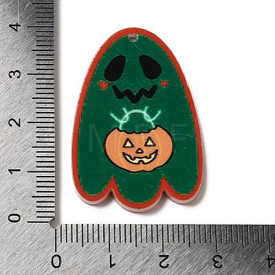 Halloween Acrylic Pendants OACR-H041-02B-01-1