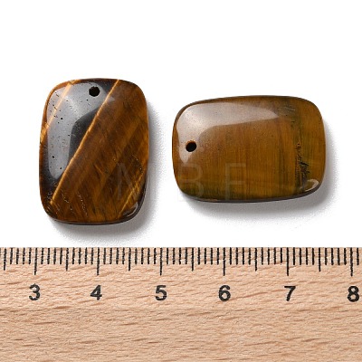 Natural Tiger Eye Pendants G-B123-06B-1