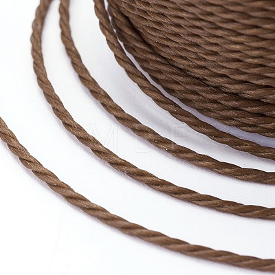 Round Waxed Polyester Cord X-YC-G006-01-1.0mm-03-1