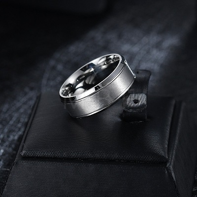 Titanium Steel Finger Rings for Men WG1765E-22-1