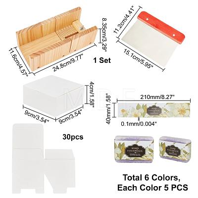   Bamboo Loaf Soap Cutter Tool Sets DIY-PH0003-23-1