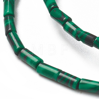 Synthetic Malachite Beads Strands G-B004-A15-1
