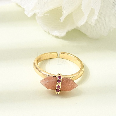 Natural Moonstone Cuff Rings GG-CBA0B5A-03G-06-1