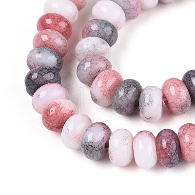 Glass Beads Strands GLAA-N059-5x8mm-34-1