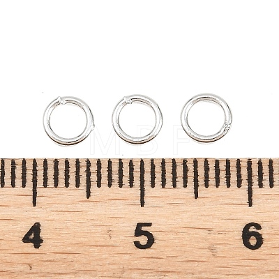 Brass Closed Jump Rings KK-D257-01P-03-1