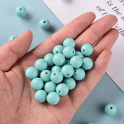 Opaque Acrylic Beads MACR-S370-C12mm-SS2107-1