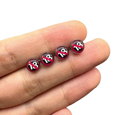 Titanium Steel Tongue Rings WG8D8C3-03-1