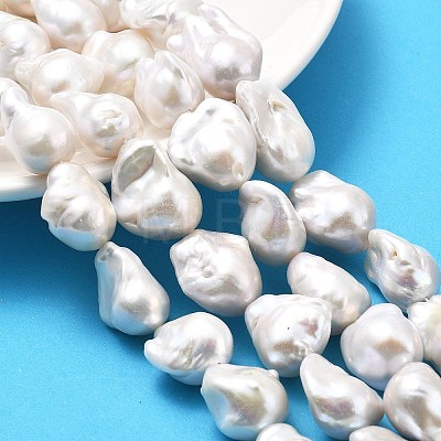 Natural Nucleated Pearl Beads Strands PEAR-B004-15N-05A-01-1