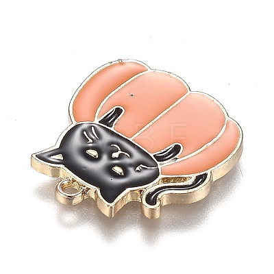 Autumn Theme Alloy Enamel Pendants ENAM-J649-06LG-01-1