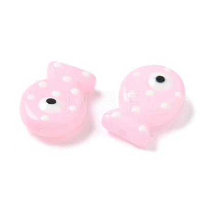 Painted Glass Beads Enamel Beads X-LAMP-D303-04A-1