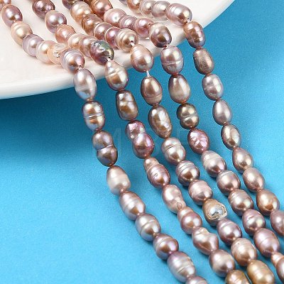 Natural Cultured Freshwater Pearl Beads Strands PEAR-I007-01B-01A-1