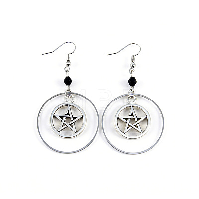 Zinc Alloy Dangle Earrings for Women WG27C39-01-1