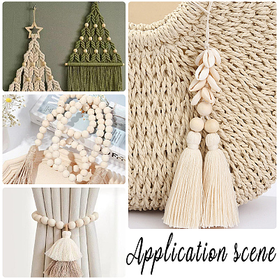 400Pcs 5 Styles Natural Unfinished Wood Beads WOOD-PA0001-55-1