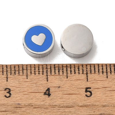 304 Stainless Steel Enamel Beads STAS-L022-096P-01-1