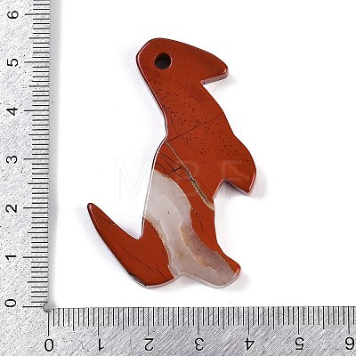 Natural Red Jasper Pendants G-C157-03D-1