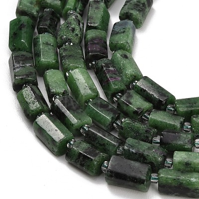 Natural Ruby in Zoisite Beads Strands GG-CBA7621-A03-01-1