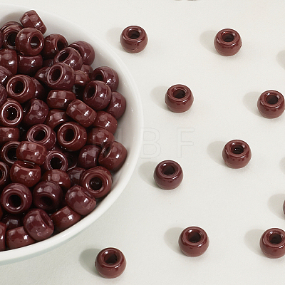 800Pcs Opaque Plastic Beads KY-SP0001-47F-1