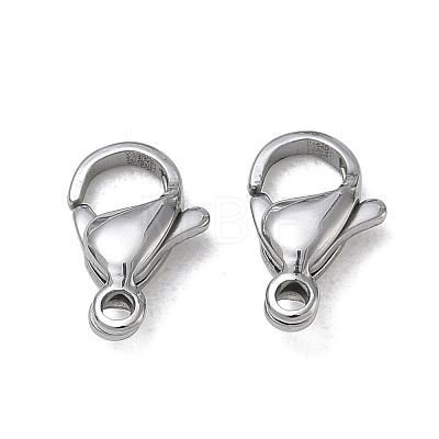 304 Stainless Steel Lobster Claw Clasps SA-CBAF1D5-25P-A-1