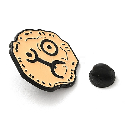 Black Alloy Brooches JEWB-I029-04EB-01-1