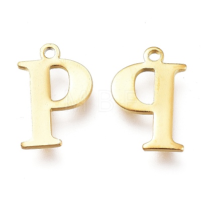 PVD Vacuum Plating 304 Stainless Steel Charms STAS-H112-P-G-1