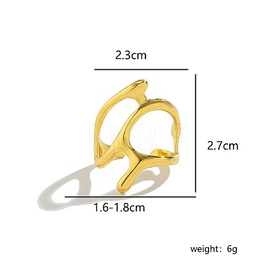 Brass Cuff Rings UD0952-1