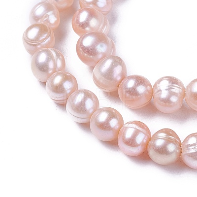 Natural Cultured Freshwater Pearl Beads Strands PEAR-L021-17C-01A-1