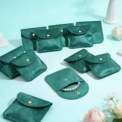 10Pcs Velvet Jewelry Storage Bags with Snap Button ABAG-HY0001-17A-1