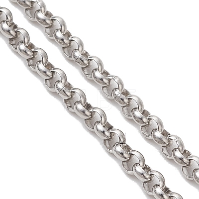 3Pcs 3 Styles 304 Stainless Steel Rolo Chain Slider Bracelet Making AJEW-JB01503-1