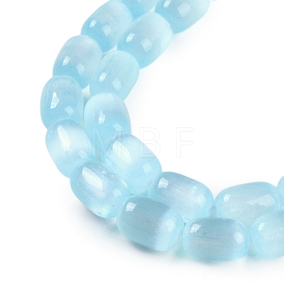 Natural Selenite Beads Strands G-F750-16-1