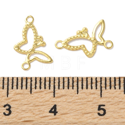 Brass Filigree Connector Charms KK-F880-01G-1