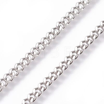 304 Stainless Steel Curb Chains X-CHS-L020-020P-1