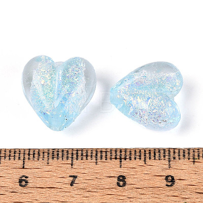 Handmade Foil Lampwork Beads Strands FOIL-T008-08E-1