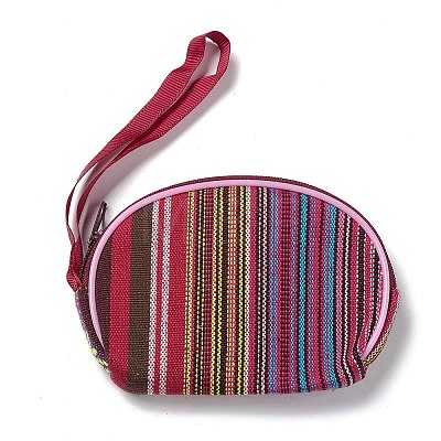 Stripe Pattern Cotton Clothlike Bags ABAG-C005-05-1