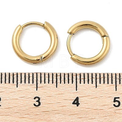 Ion Plating(IP) 304 Stainless Steel Hoop Earrings X-EJEW-P177-G-06-1