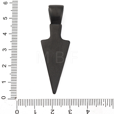 Triangle Pendulum 304 Stainless Big Steel Pendants STAS-L172-03B-1