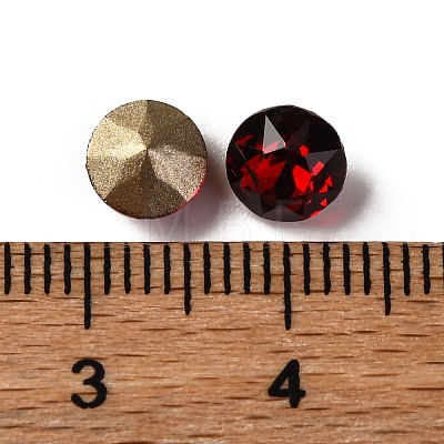 Glass Rhinestone Cabochons RGLA-A026-01A-208-1