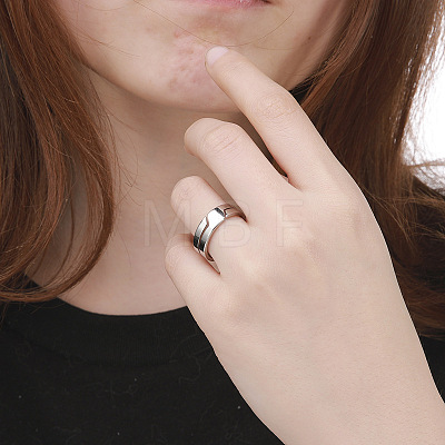 304 Stainless Steel Finger Rings FS-WGF5903-03-1