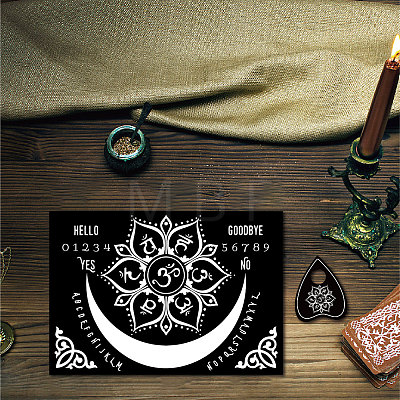 Pendulum Dowsing Divination Board Set DJEW-WH0324-056-1