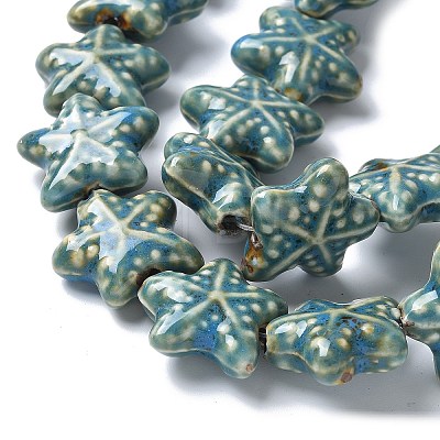 Ocean Series Handmade Porcelain Beads PORC-R002-05-05-1