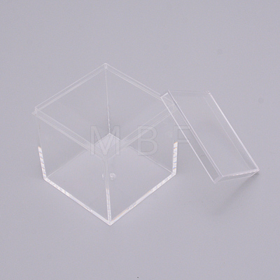 Plastic Box CON-WH0074-41B-1