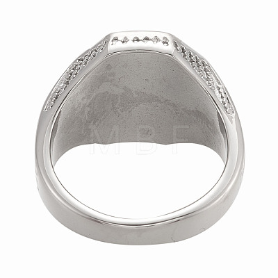 Men's Titanium Steel Finger Rings STAS-H102-AS-7-1