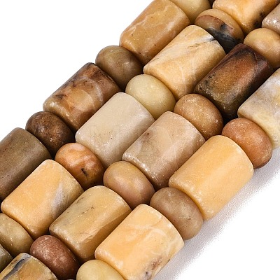 Natural Huanglong Jade Beads Strands G-Q616-09G-1